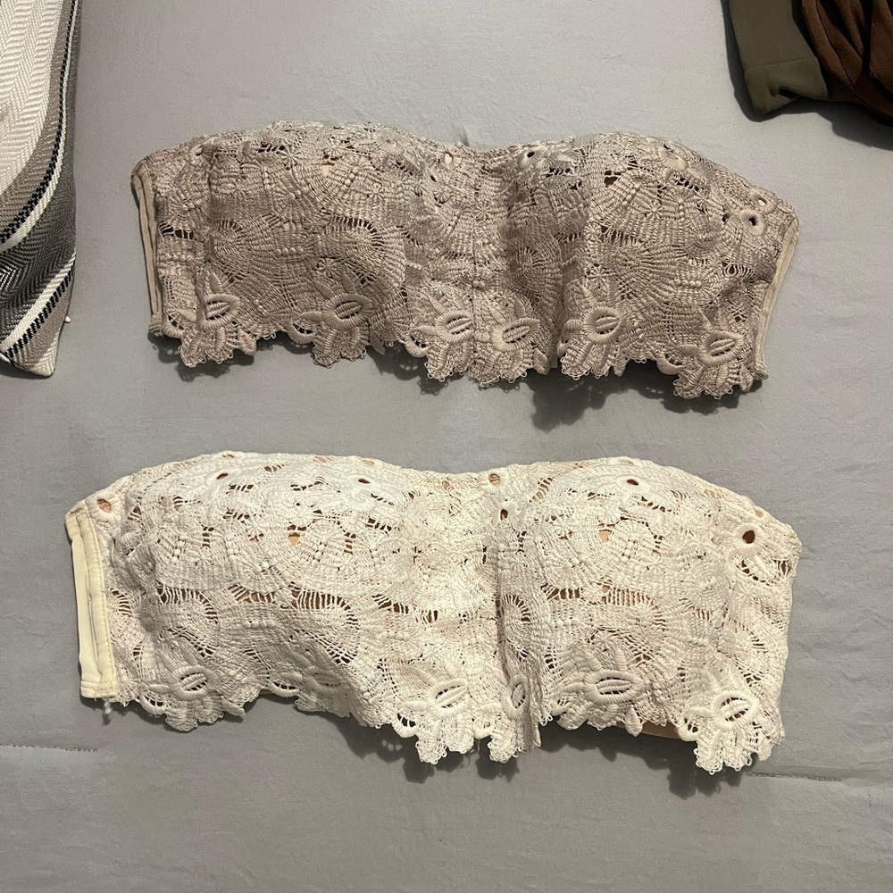 Lace bralettes